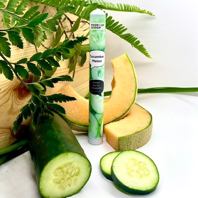 Cucumber Melon soap powder refill that makes highly moisturizing hand soap